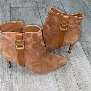 Calvin Klein “grace” bootie leather